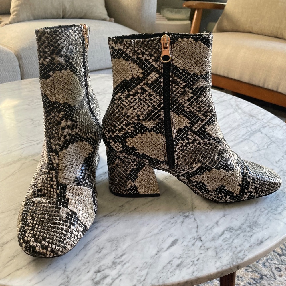 ASOS Snake Skin Bootie - Picture 4 of 6